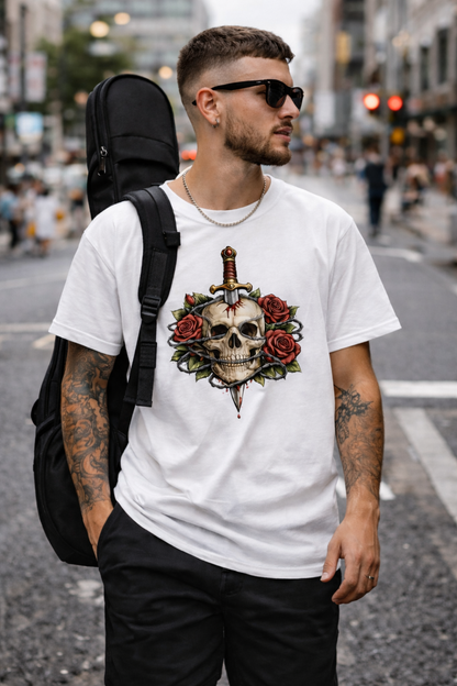 Graphic Skull T-Shirt – Vintage Oversized Streetwear