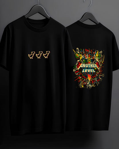 Trippy Pop Art Oversized Graphic Cotton T Shirt for Men & Women | Unisex | Pure Cotton - Loose Fit