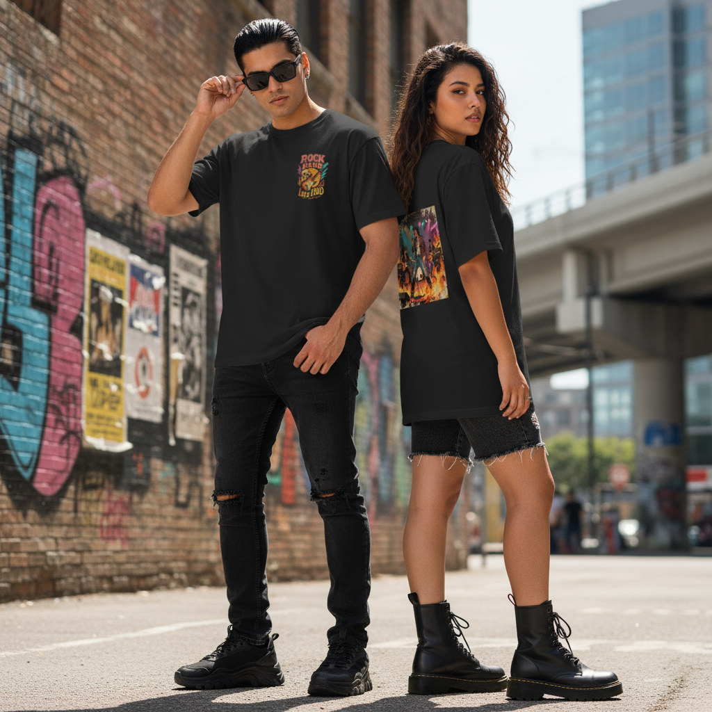 Unleavables Vintage Rock Band Tee – “Live Loud” Edition