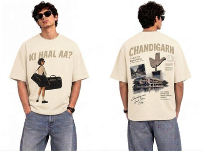 Chandigarh Streetwear Graphic Oversized T-Shirt