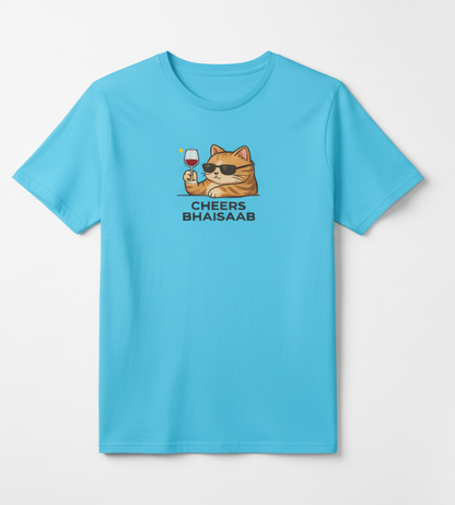 Unleavables Women’s Graphic Cool Cat T-Shirt | 100% Cotton Round Neck Half Sleeves | Daily Casual Wear