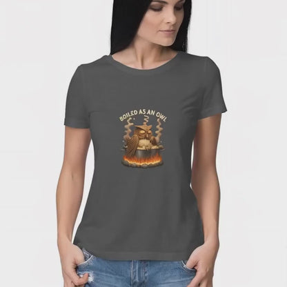 Unleavables Regular Fit Women's Cool Quirky Owl T-Shirt