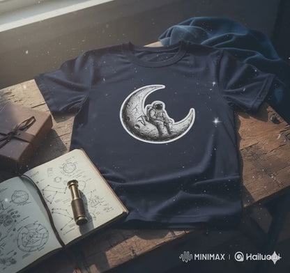 ASTROMOON | UNISEX OVERSIZE T-SHIRT | 100% COTTON | ROUND NECK