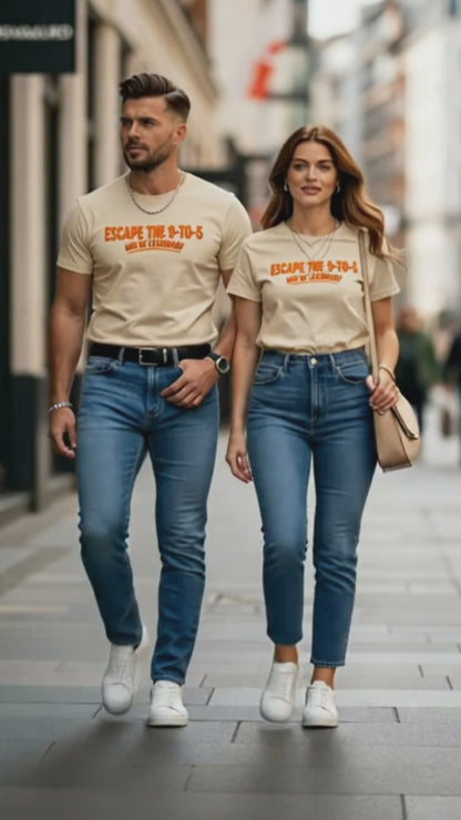 Unleavables Unisex Oversized T-shirt | Escape the 9-5 And Be Legendary