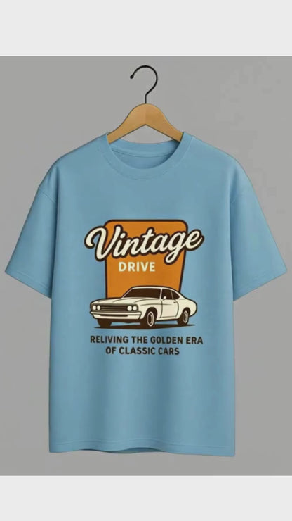 Unleavables | Vintage Car Oversized T-shirt | Unisex T-shirt | 100%cotton