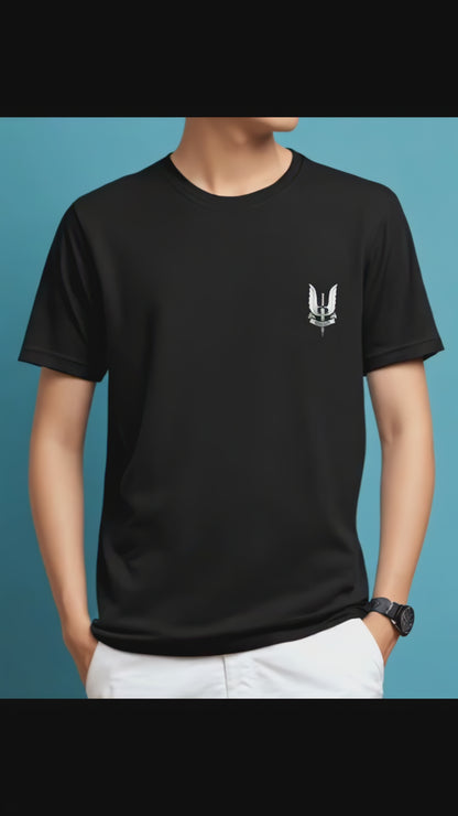 Air Force T-Shirt Men | Balidan Badge | 100% Cotton Tee