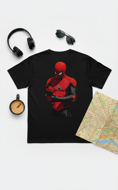 Unisex Oversized Spider-Graphic Tee