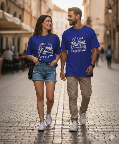 Unleavables Printed Quote Unisex Oversized T-Shirt – 100% Cotton Comfort