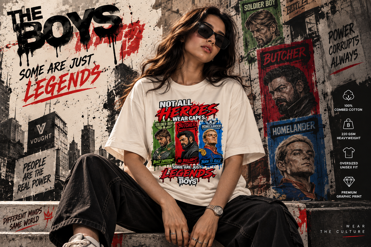 THE BOYS GRAPHIC OVERSIZED T-SHIRT
