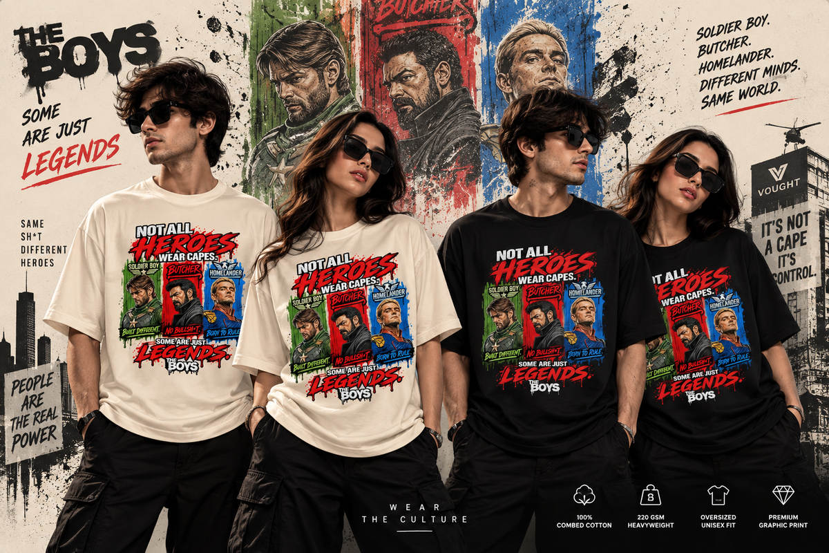 THE BOYS GRAPHIC OVERSIZED T-SHIRT