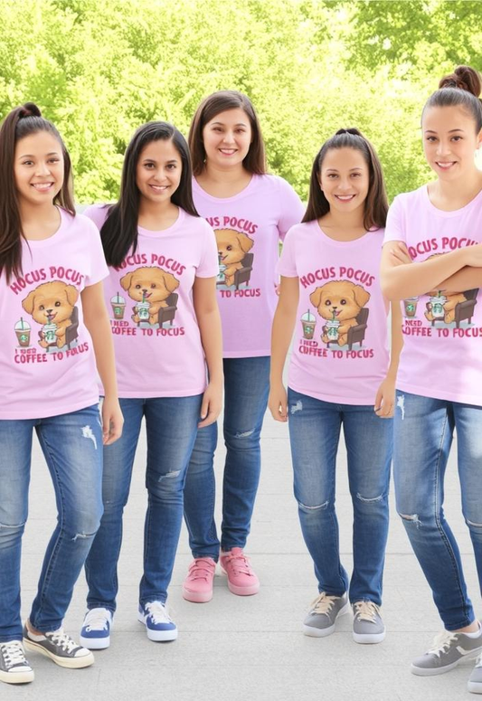 Unleavables Women's Regular fit T-Shirt | Coffee and dog lover graphic T-Shirt | 100% cotton