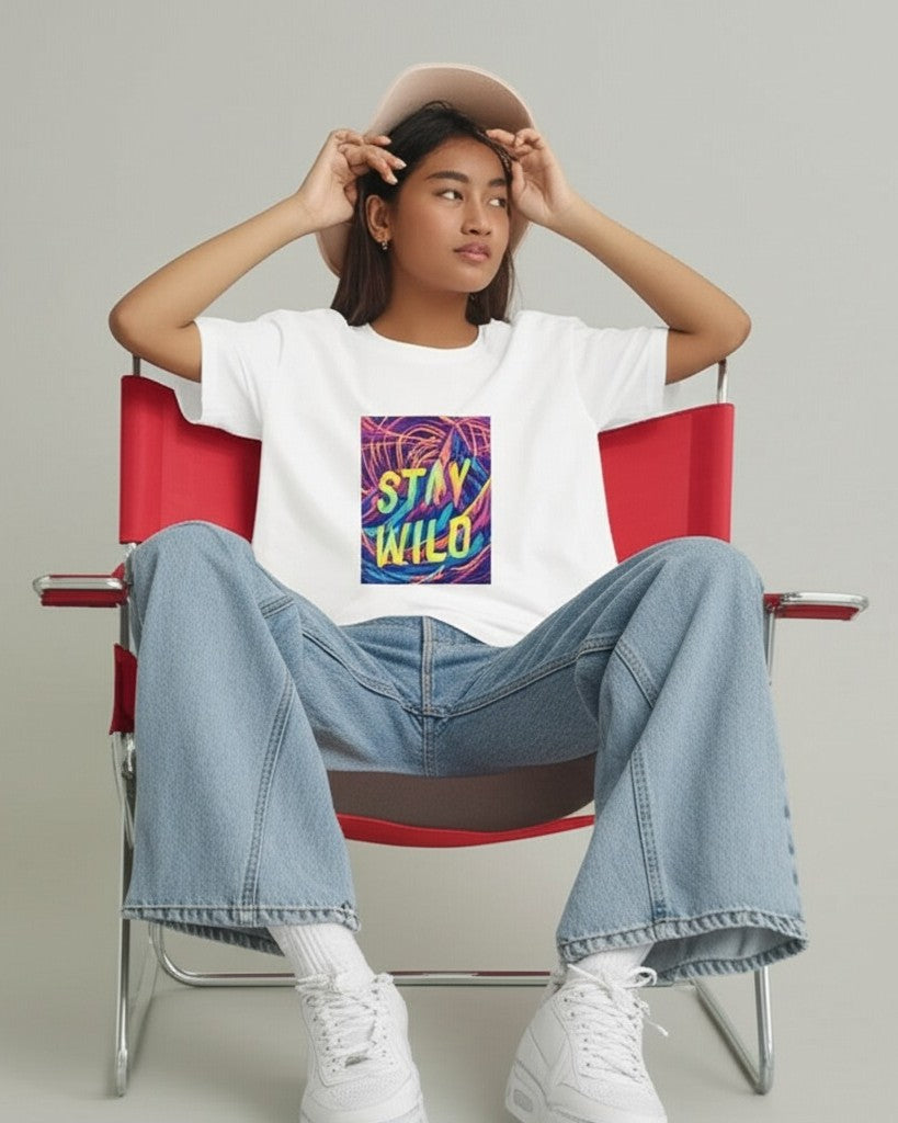 Unleavables Travel Unisex Graphic T-Shirt | 100% Cotton Oversized Tee | Drop Shoulder Round Neck