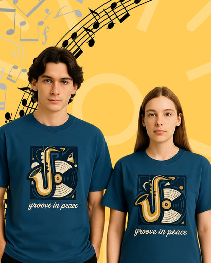 Jazz-Themed Music T-Shirt – Vibrant, Quirky & Comfort-First