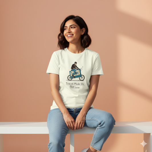 Unisex Travel Tee | 100% Cotton | Road Trips & Getaways | Regular Fit, Half Sleeves | Unleavables