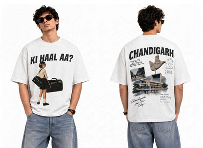 Chandigarh Streetwear Graphic Oversized T-Shirt