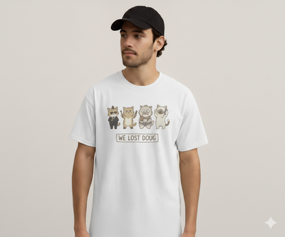 Oversized T-Shirt for Men | Funny Cat Meme Tee | Cartoon Cat Graphic Oversized Tee | 100% Cotton T-Shirt